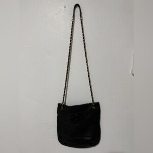 Tory Burch Black Marion Convertible Chain Bag